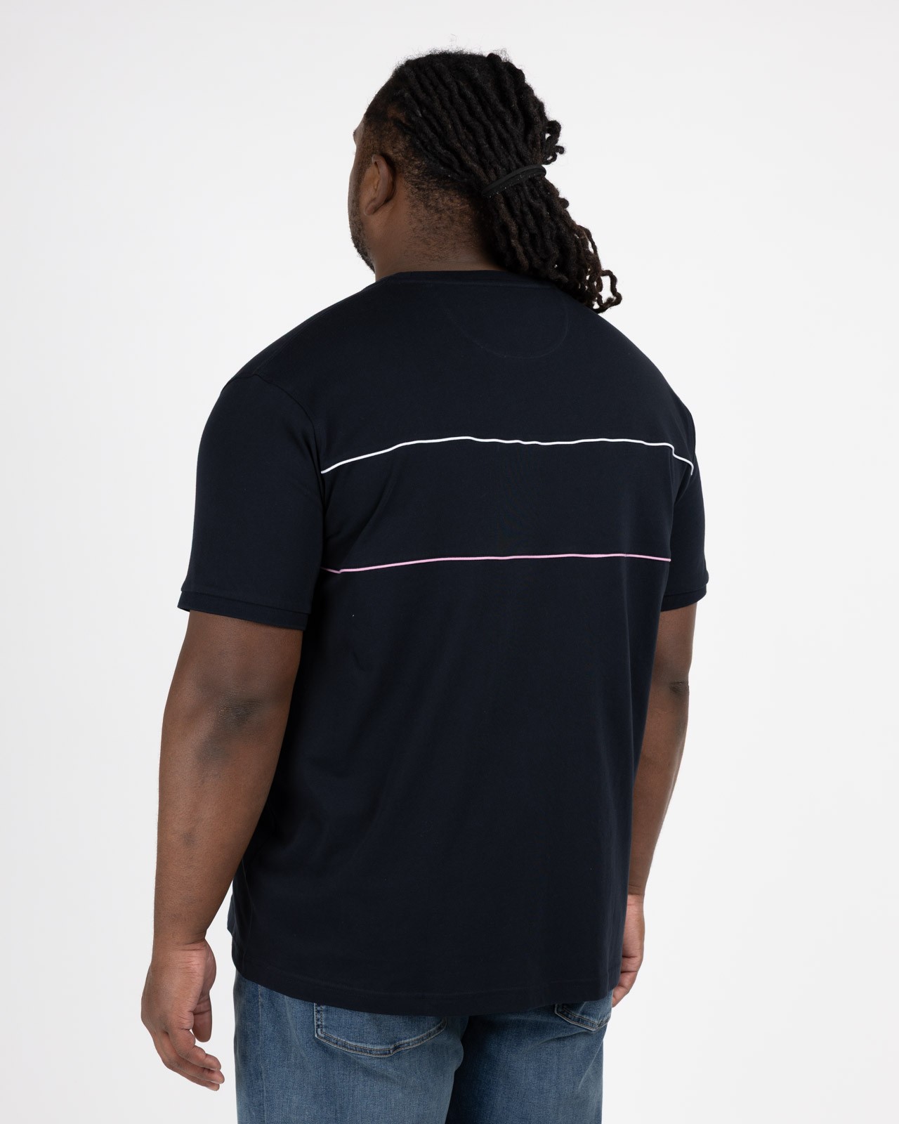 T-shirt grande taille bleu marine