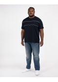 T-shirt grande taille bleu marine