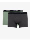 Pack de 2 boxers grande taille vert