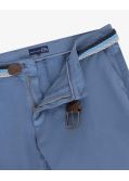 Pantalon chino avec ceinture grande taille bleu