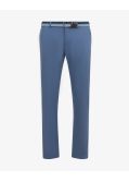 Pantalon chino avec ceinture grande taille bleu