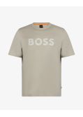 T-shirt grande taille beige