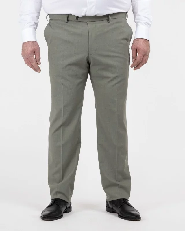 Pantalon de costume grande taille vert sauge