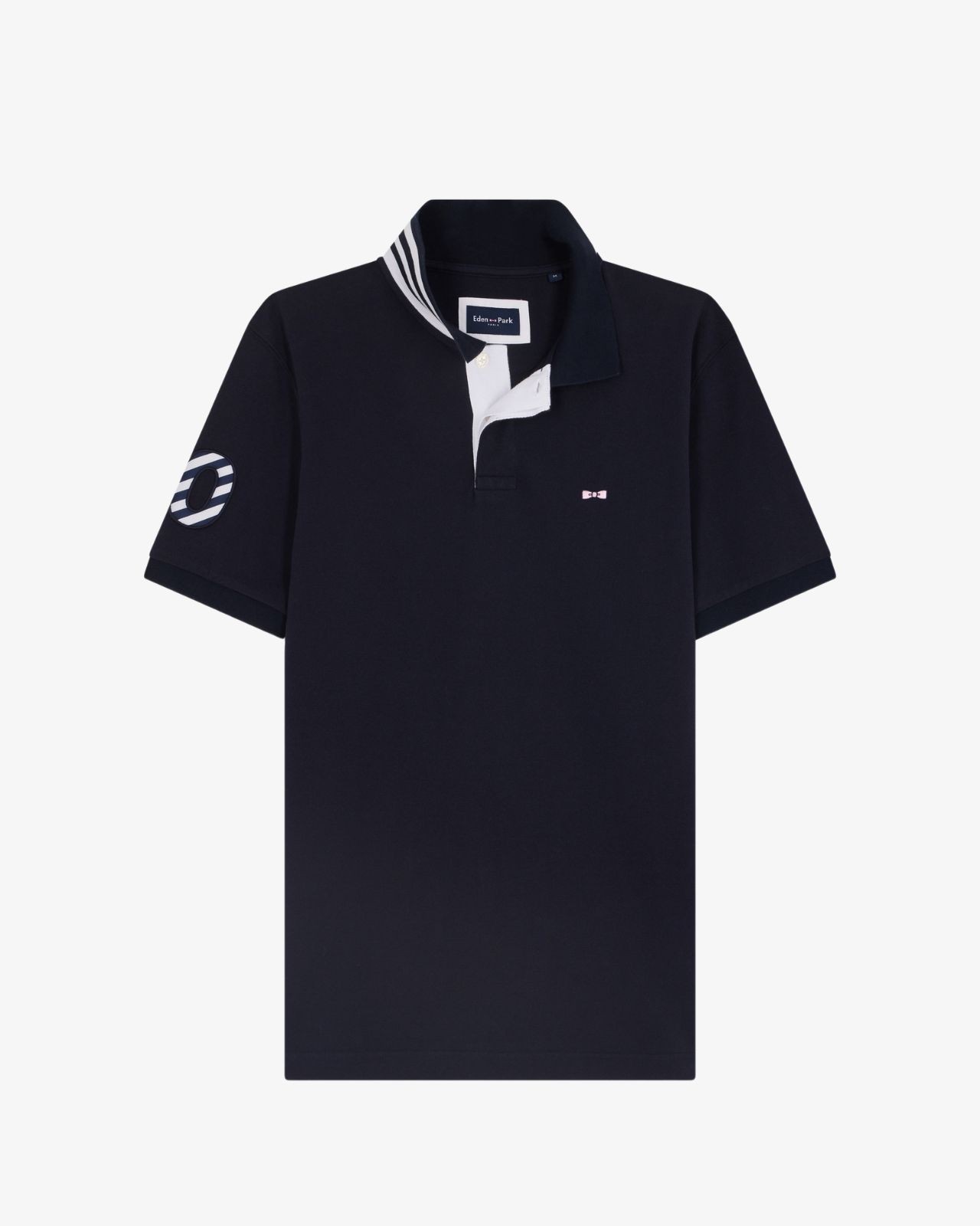 Polo piqué grande taille bleu marine