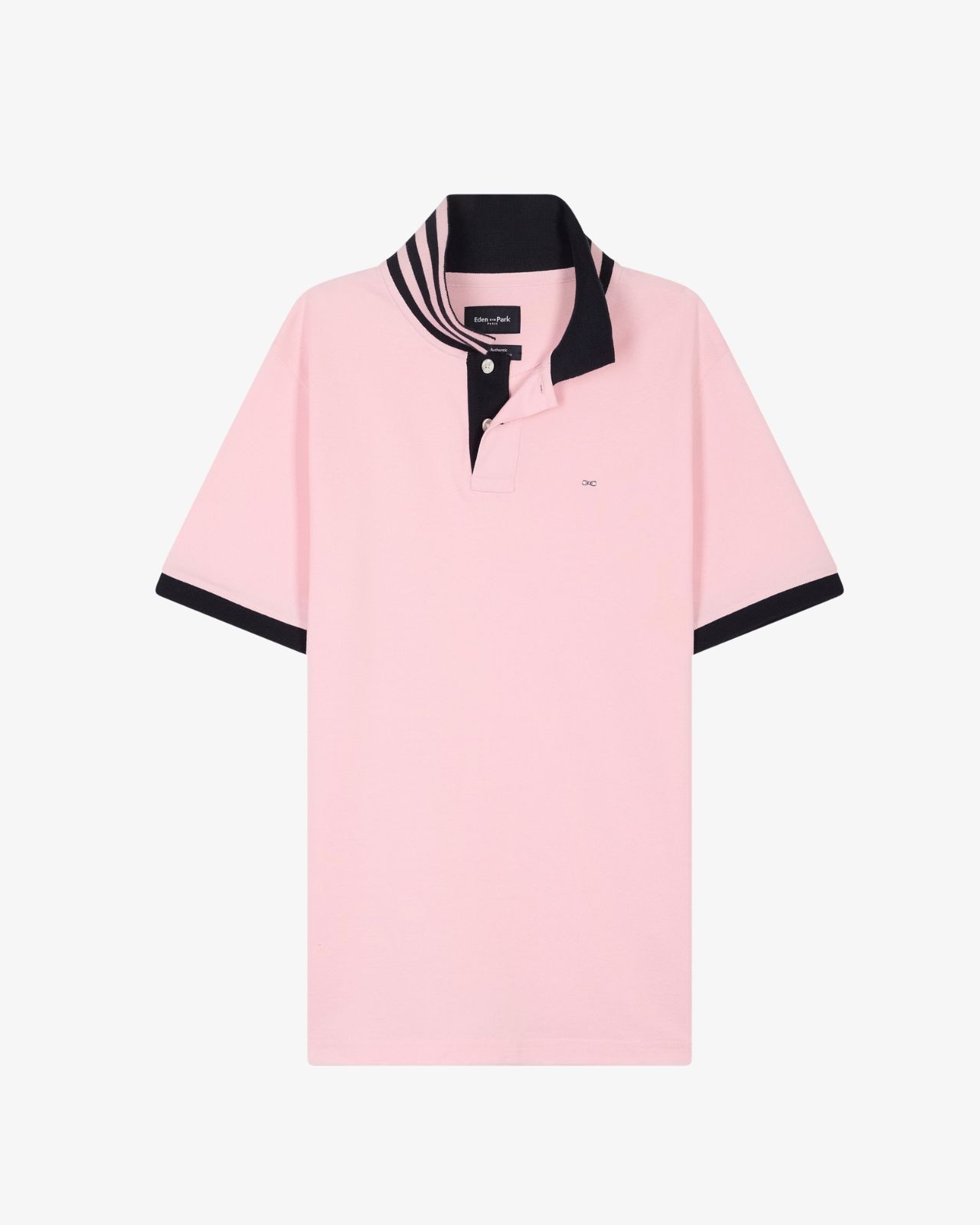 Polo piqué grande taille rose