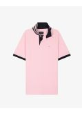 Polo piqué grande taille rose