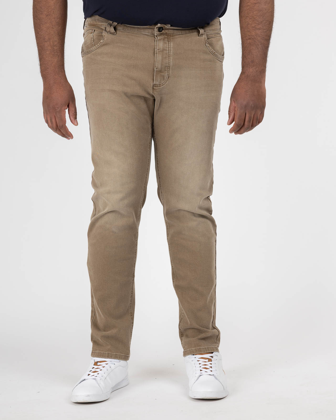 Jeans Madison grande taille beige