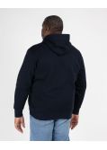 Sweat à capuche grande taille bleu marine