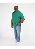 Polo piqué grande taille vert