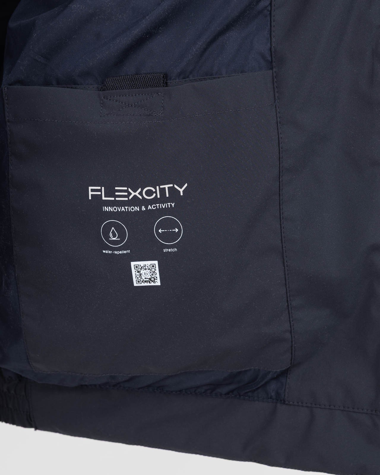 Blouson Flexcity grande taille bleu marine