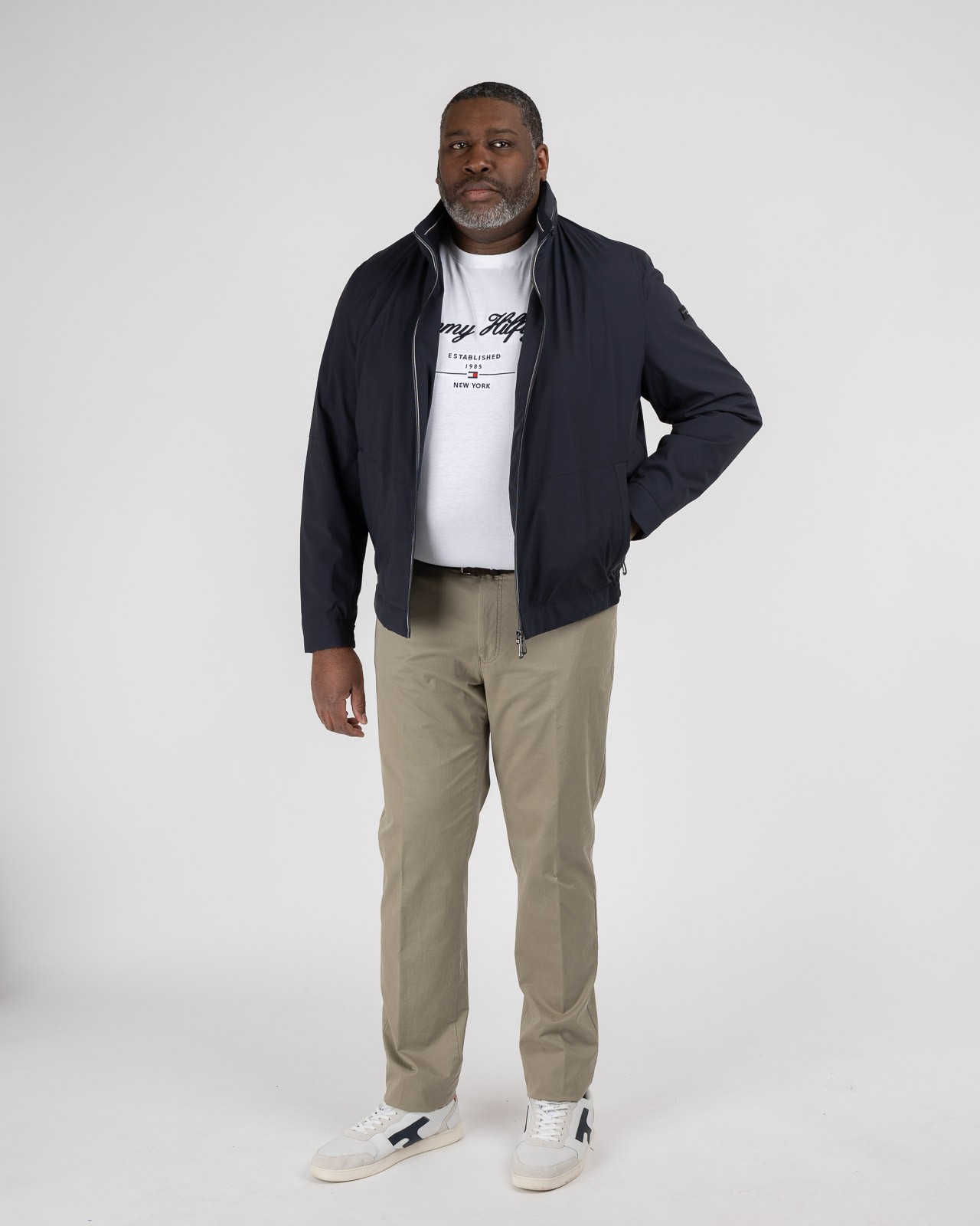 Blouson Flexcity grande taille bleu marine