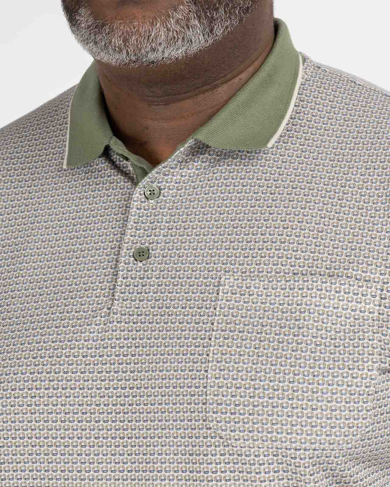 Polo grande taille vert