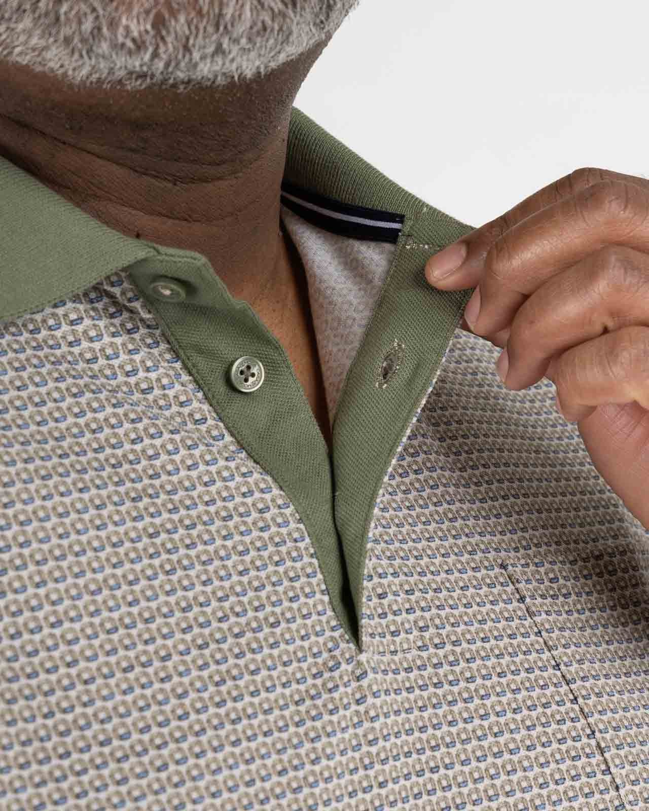 Polo grande taille vert