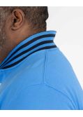 Polo piqué grande taille bleu