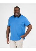 Polo piqué grande taille bleu