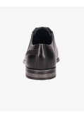 Chaussures en cuir pieds larges grande taille noir