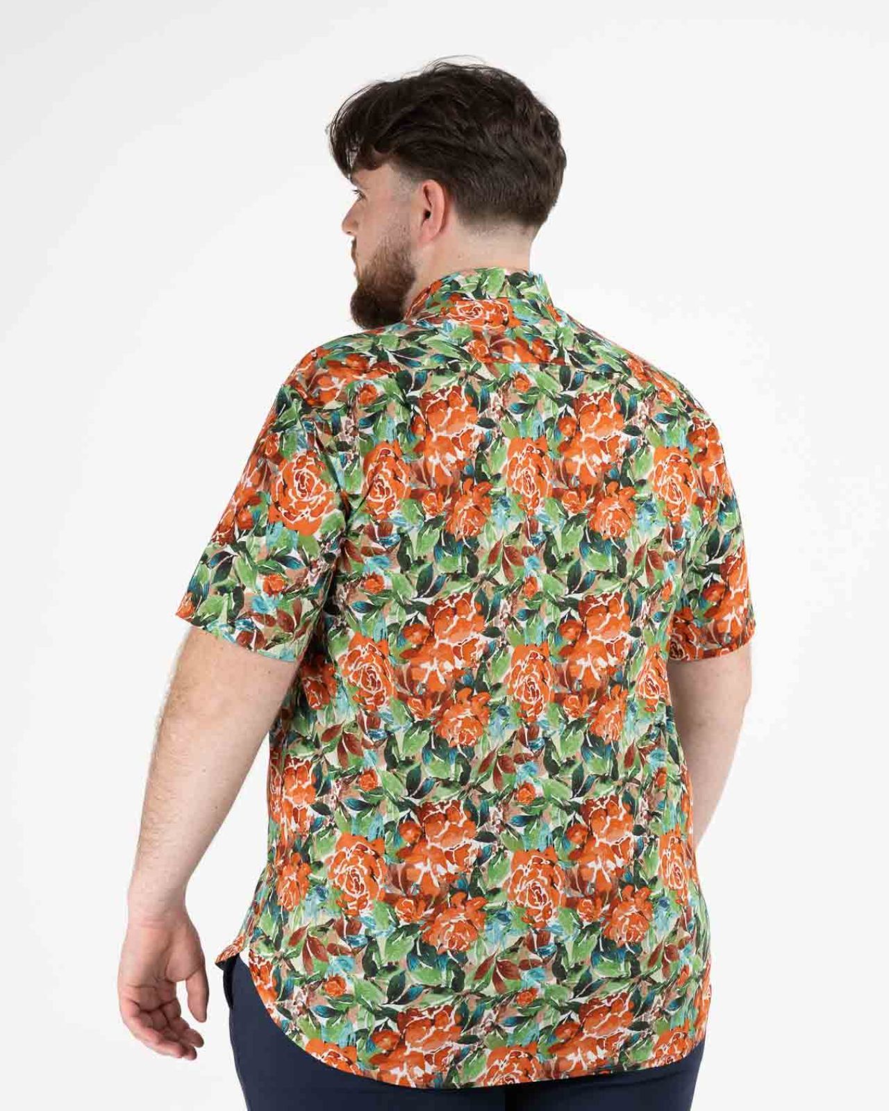 Chemisette grande taille orange