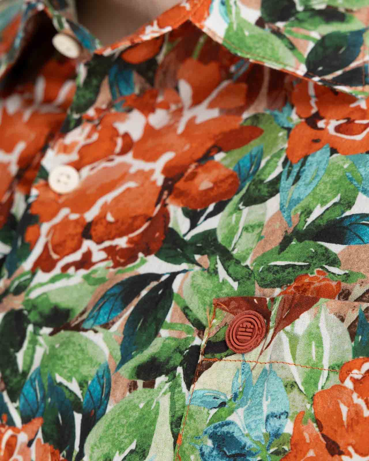 Chemisette grande taille orange