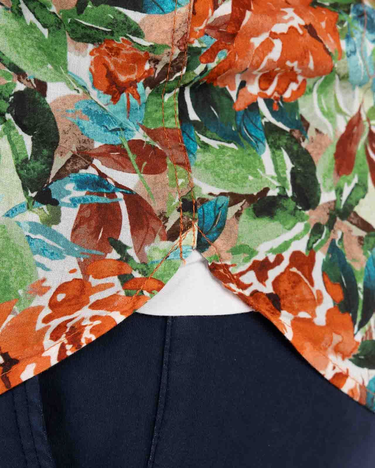 Chemisette grande taille orange