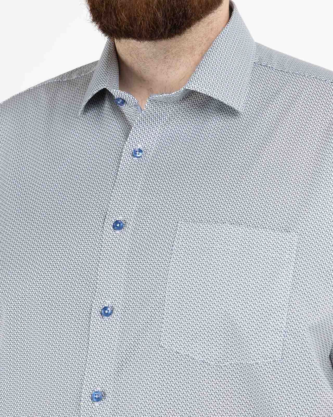 Chemisette popeline grande taille vert facile à repasser