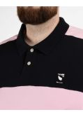 Polo piqué grande taille rose
