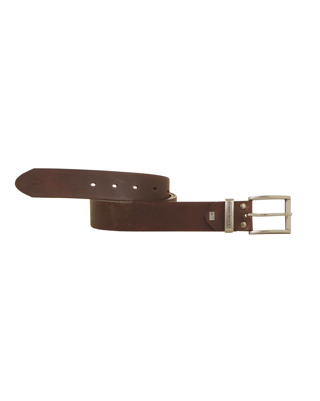 Ceinture marron avec boucle argent: grande taille du L au 4XL