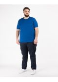 T-shirt grande taille bleu