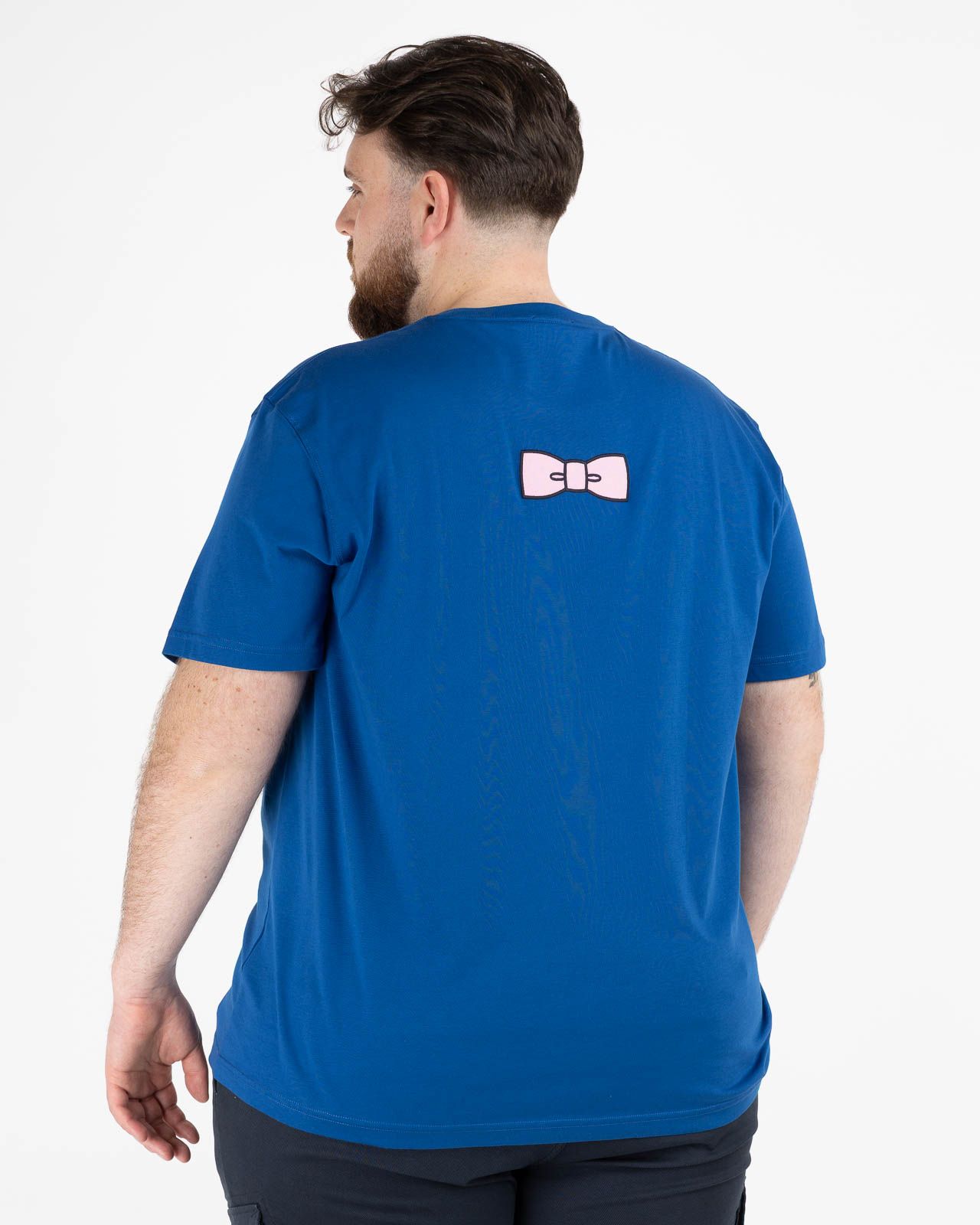 T-shirt grande taille bleu