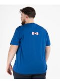 T-shirt grande taille bleu