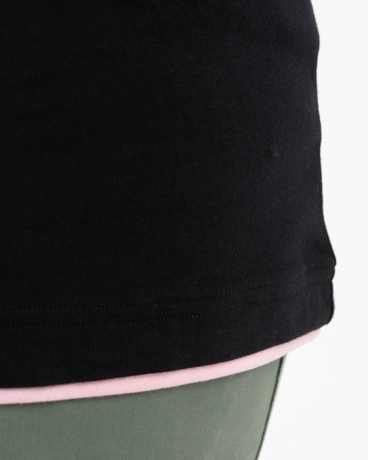 T-shirt grande taille noir