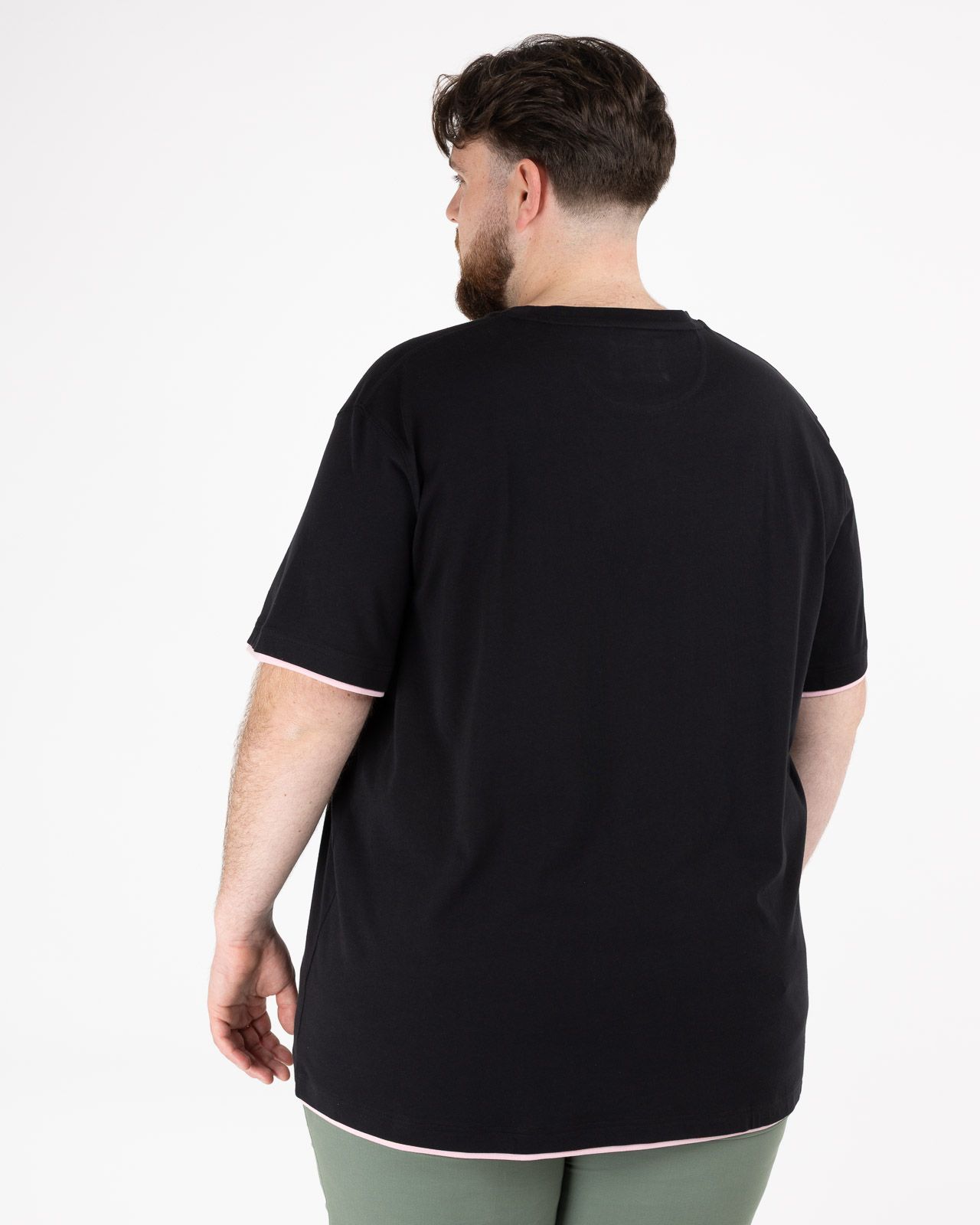 T-shirt grande taille noir