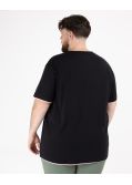 T-shirt grande taille noir