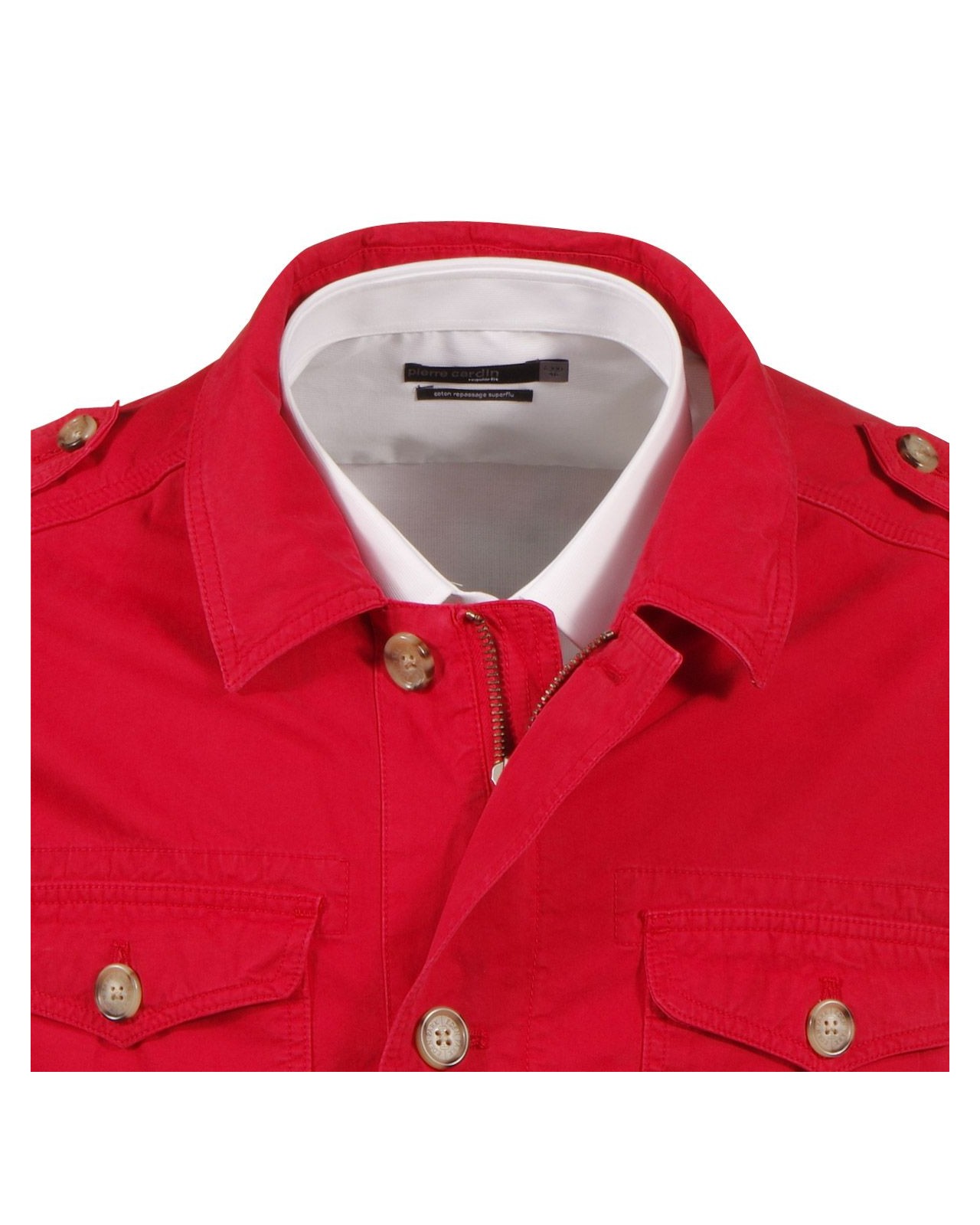 Saharienne rouge : grande taille du 2XL au 5XL