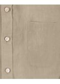 Chemise en lin pour homme grand beige