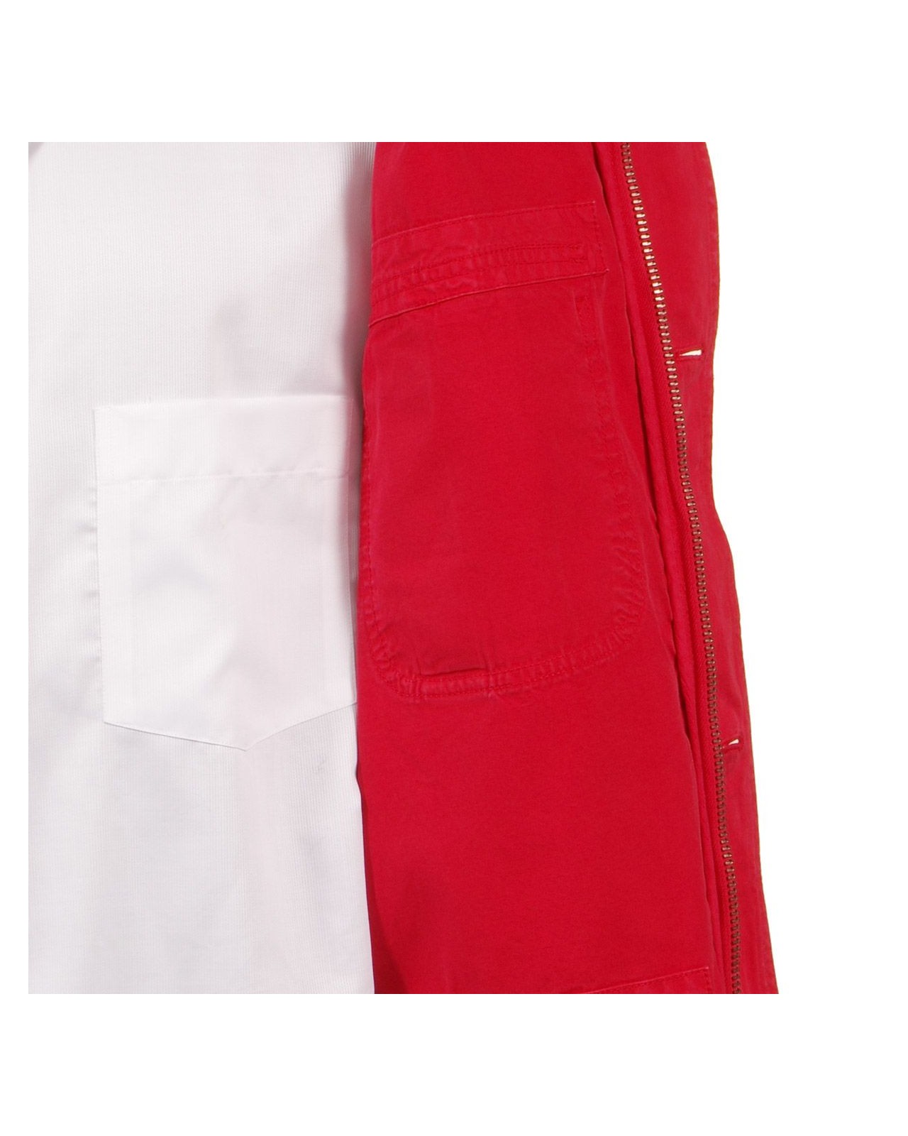 Saharienne rouge : grande taille du 2XL au 5XL