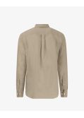 Chemise en lin pour homme grand beige