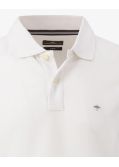 Polo piqué pima pour homme grand blanc