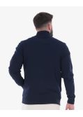 Haut de survêtement terry grande taille bleu marine