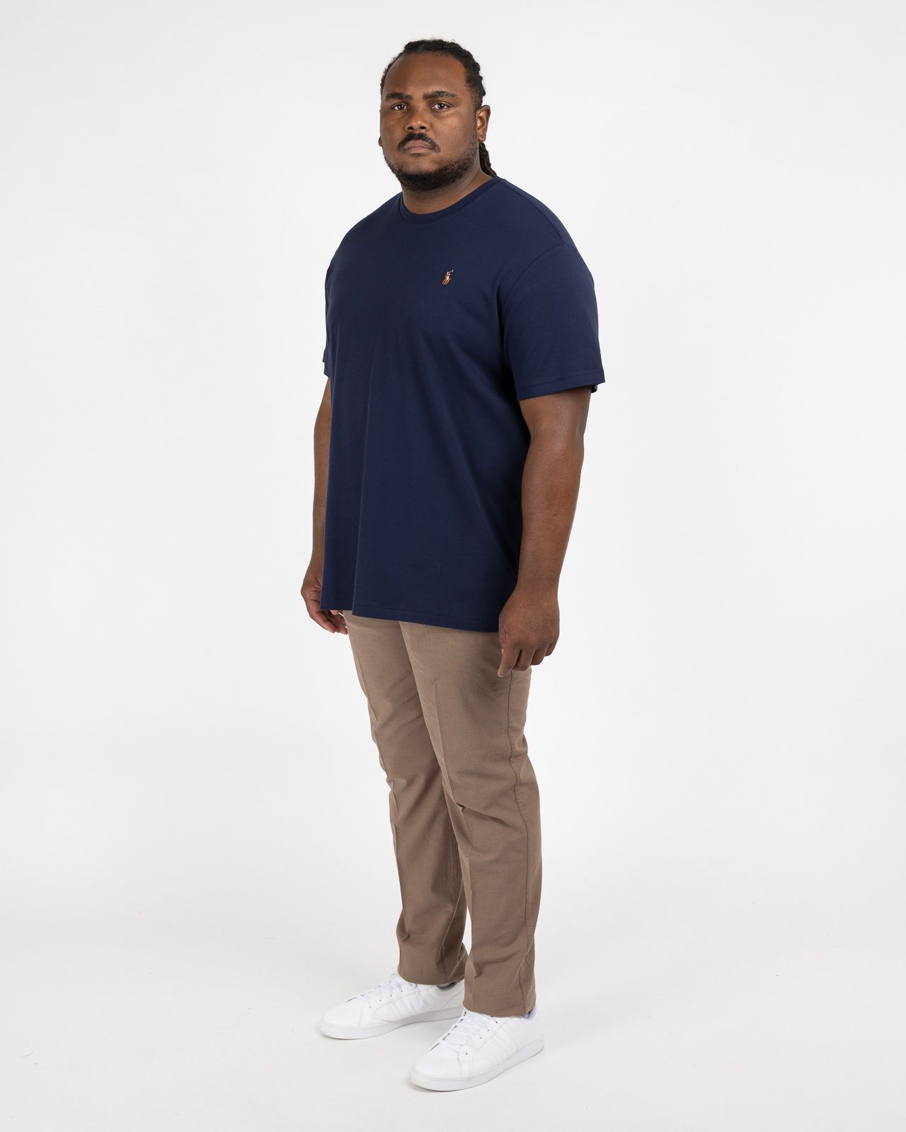 T-shirt interlock pour homme grand bleu marine