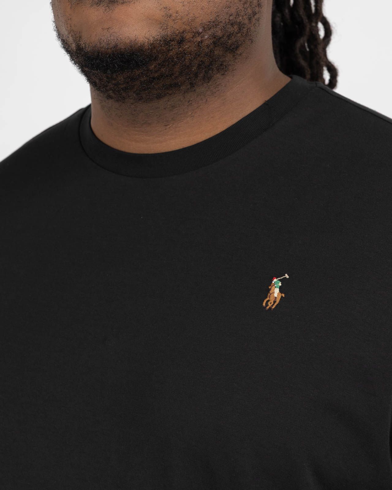 T-shirt interlock pour homme grand noir