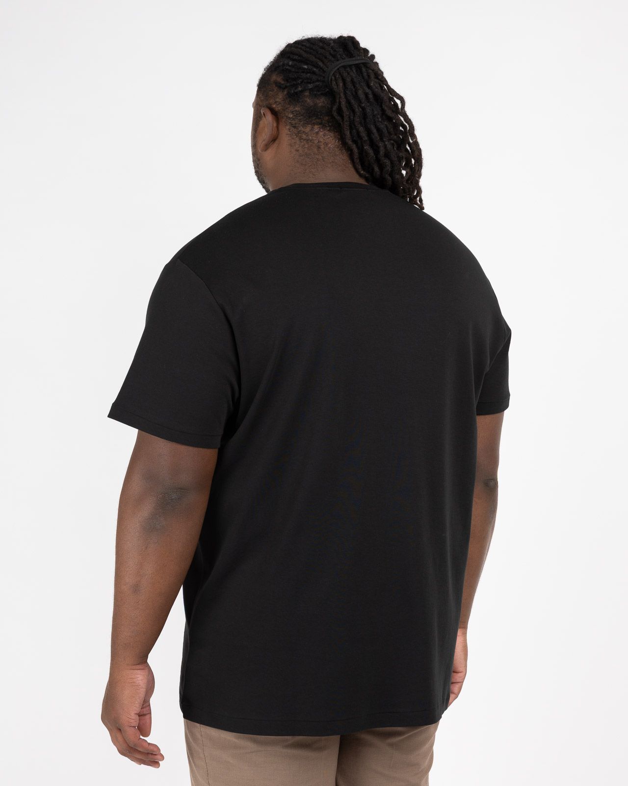 T-shirt interlock pour homme grand noir
