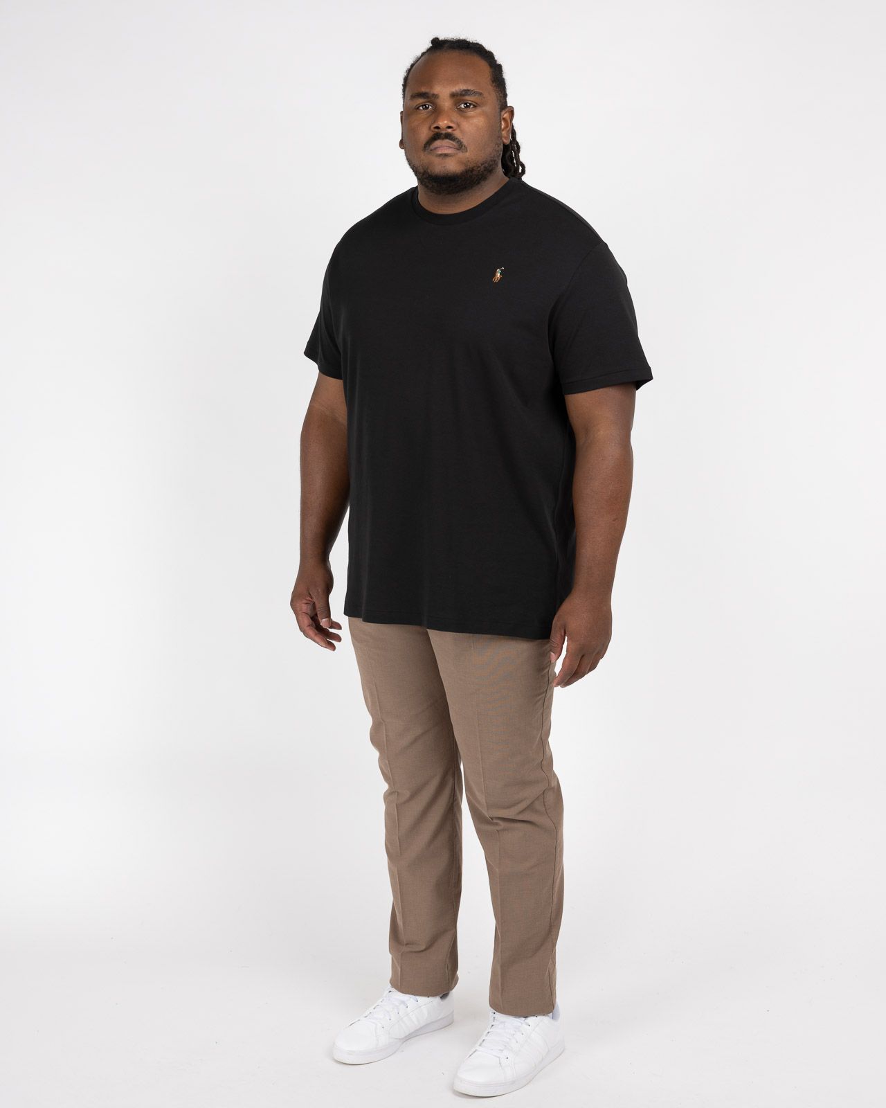 T-shirt interlock pour homme grand noir