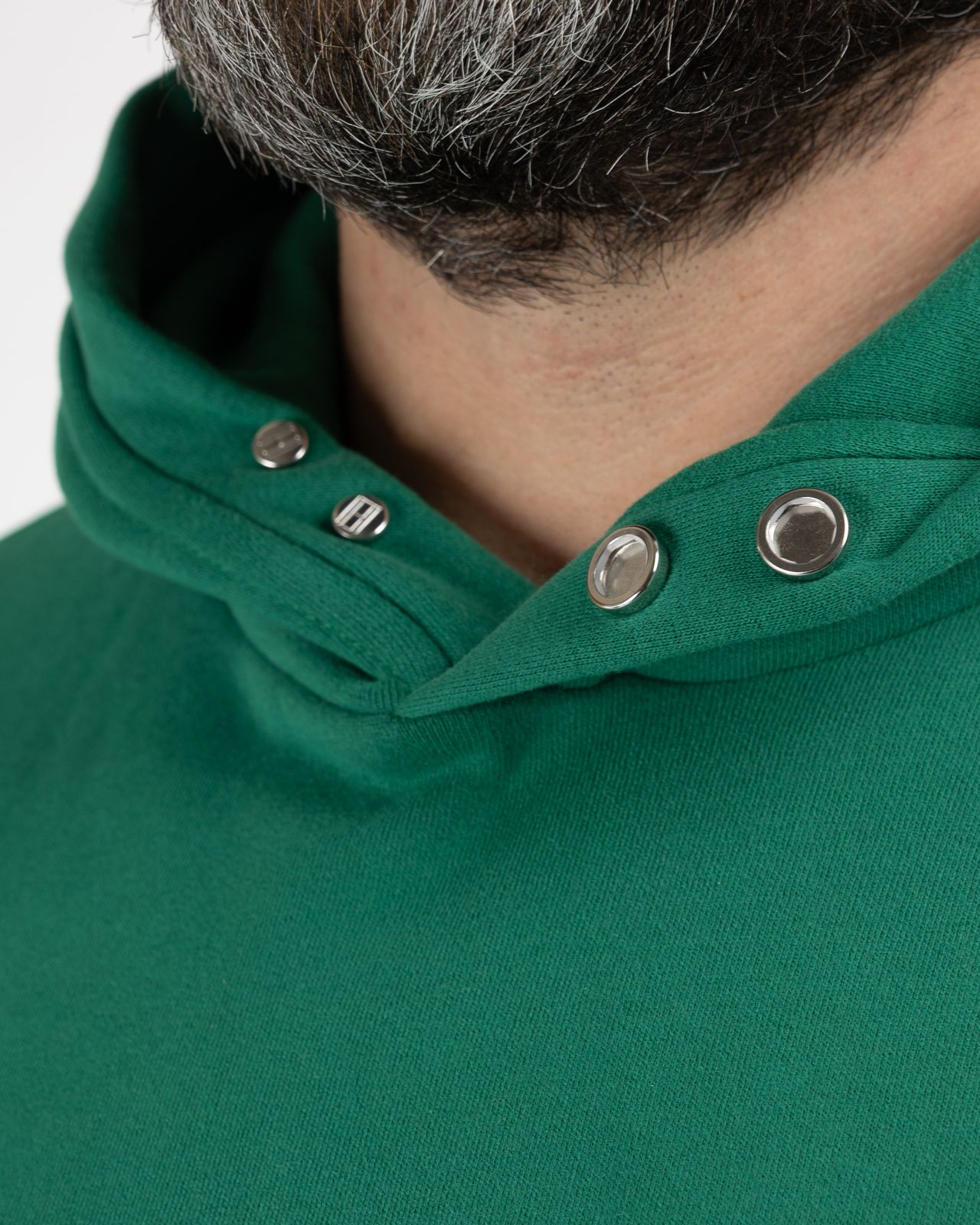 Sweat à capuche grande taille vert