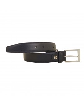 Ceinture Cuir bleu marine : grande taille jusqu'à 170 cm