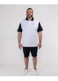 Polo jersey grande taille blanc