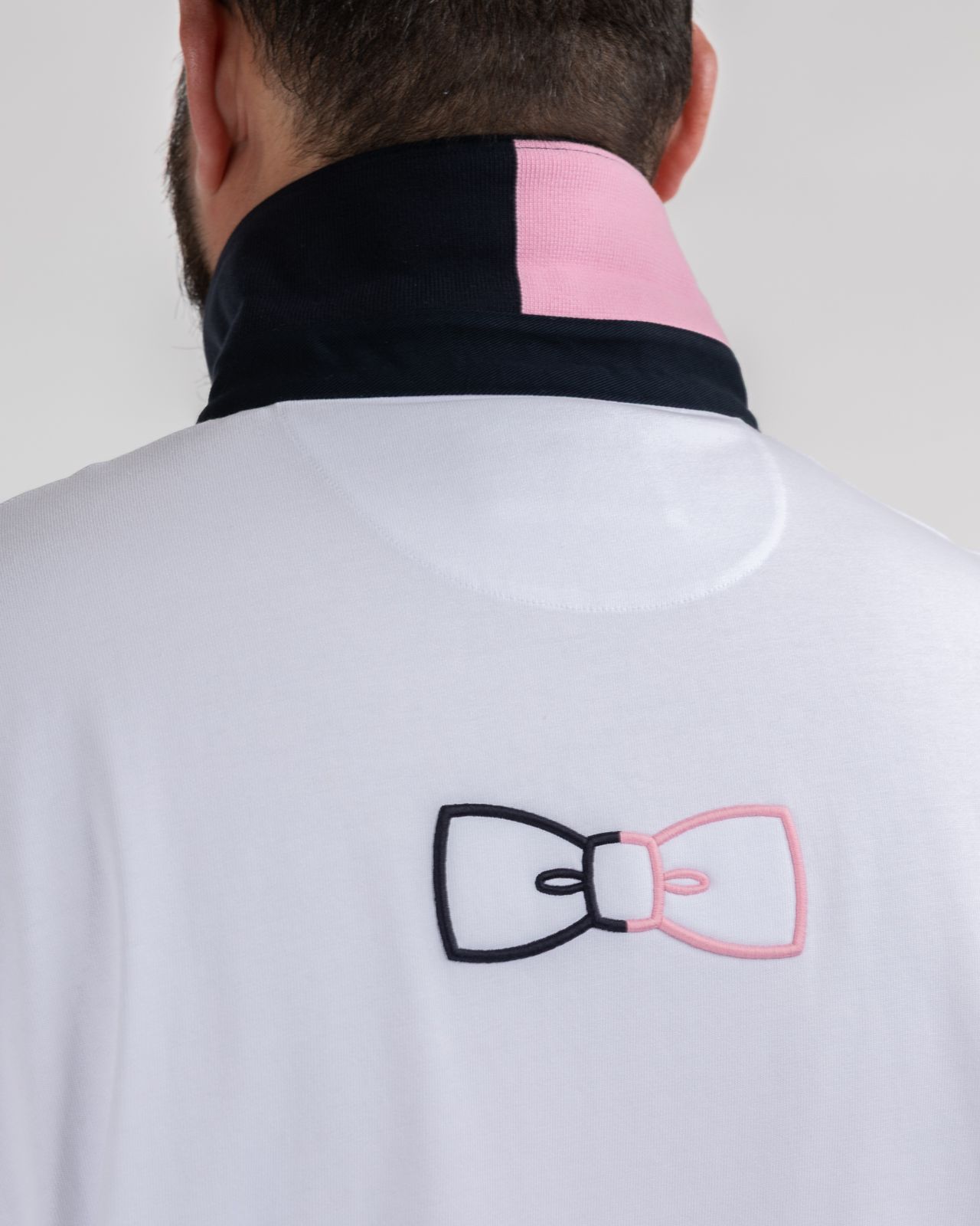 Polo jersey grande taille blanc