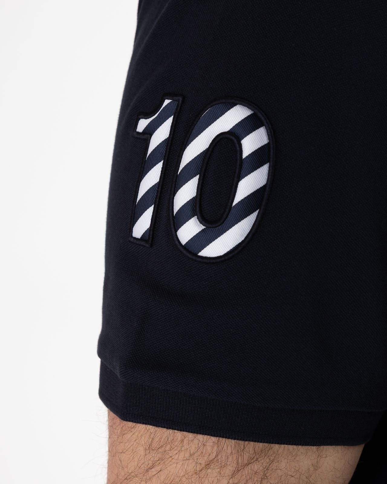 Polo piqué grande taille bleu marine