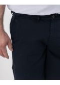Short chino grande taille bleu marine