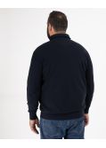 Pull grande taille bleu marine