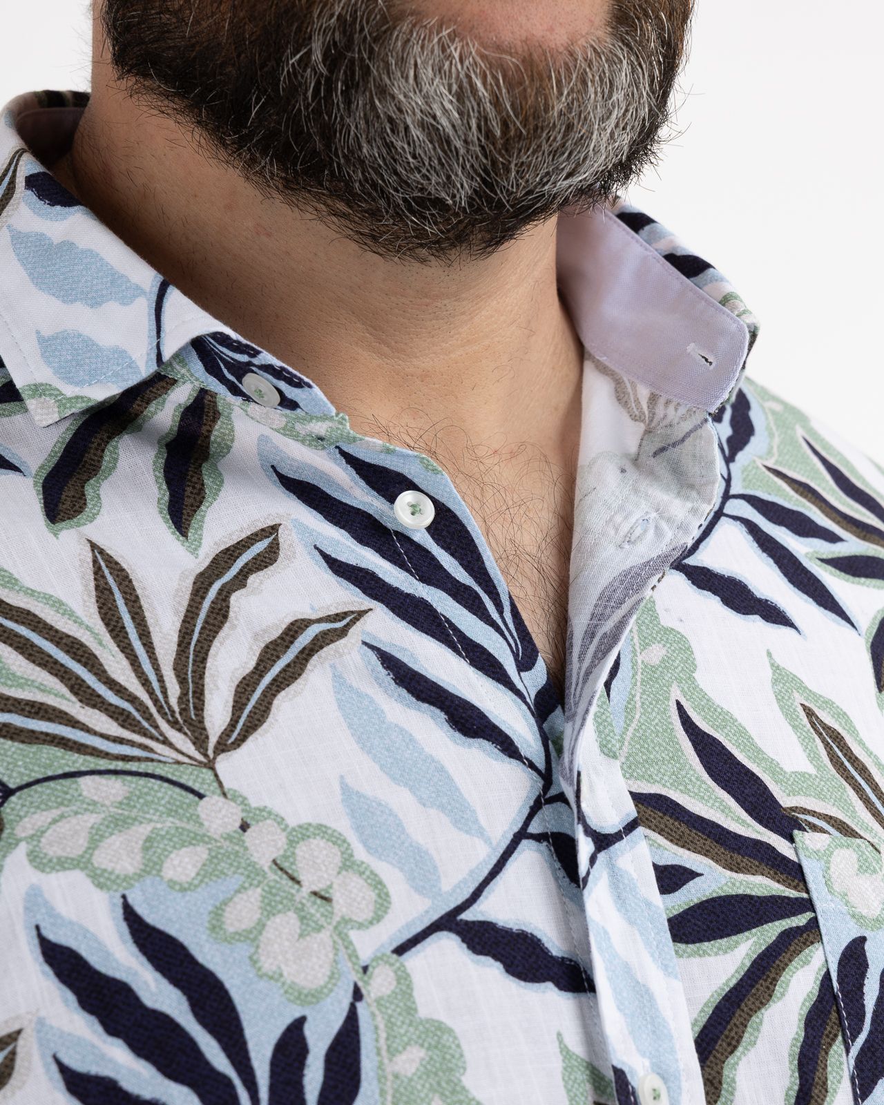 Chemisette grande taille vert facile à repasser